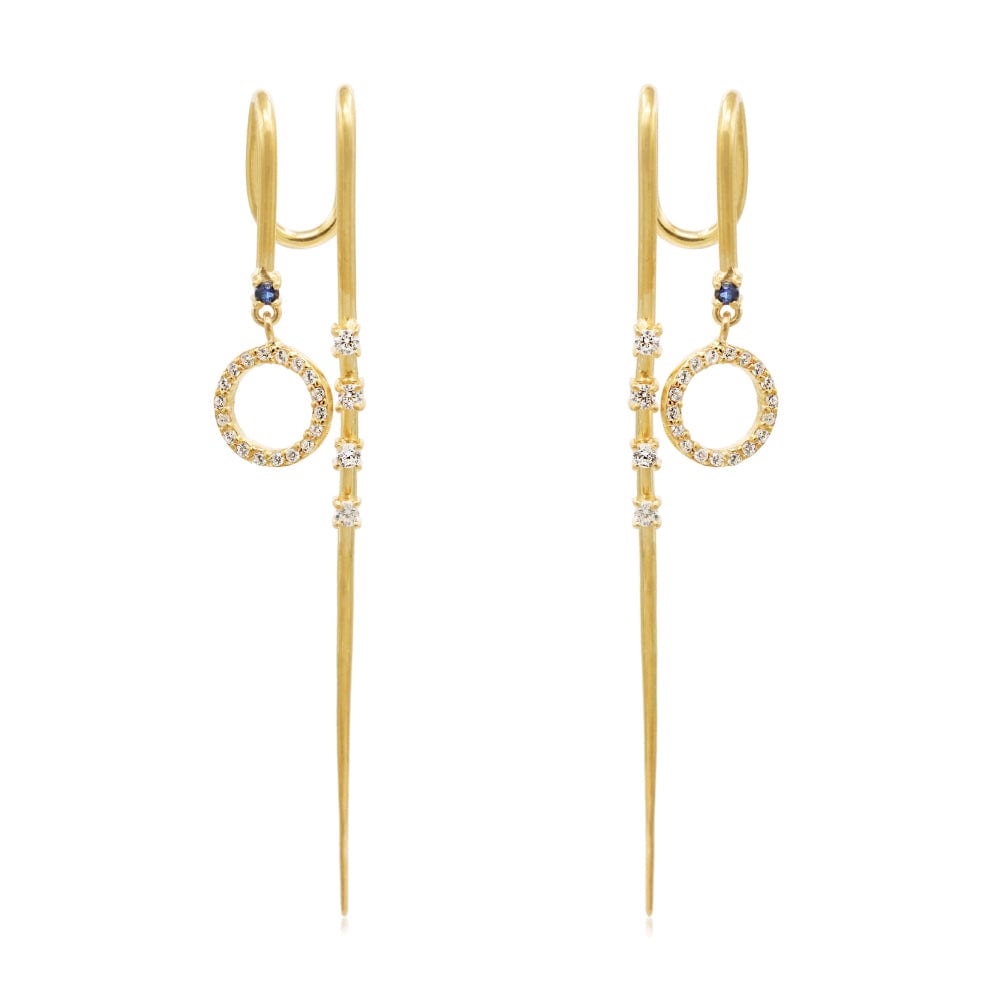 Silver minimal earcuff