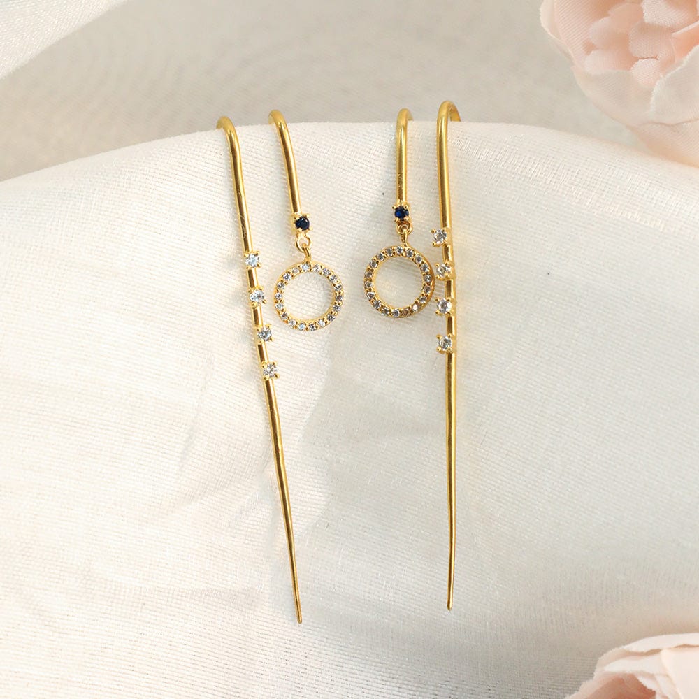 Silver minimal earcuff
