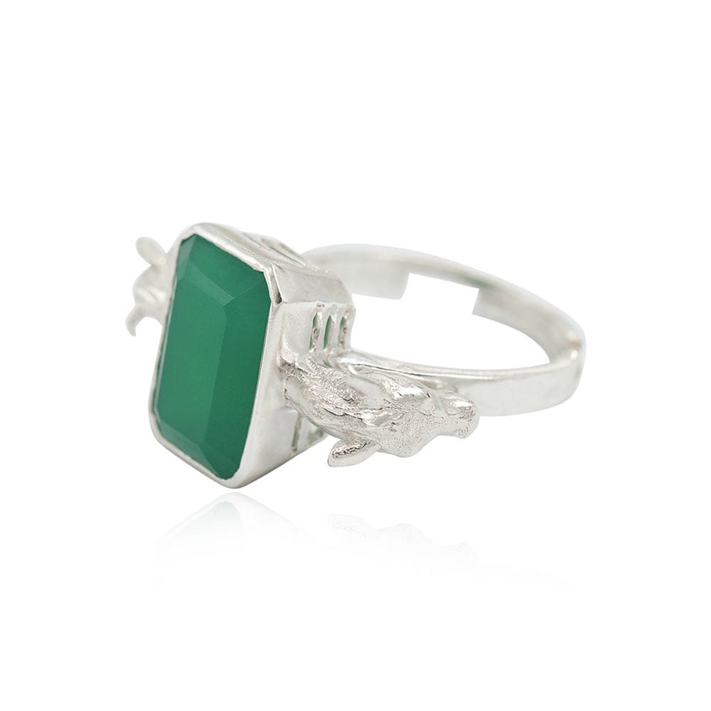 SITAYAN Silver Ashwamedh Ring