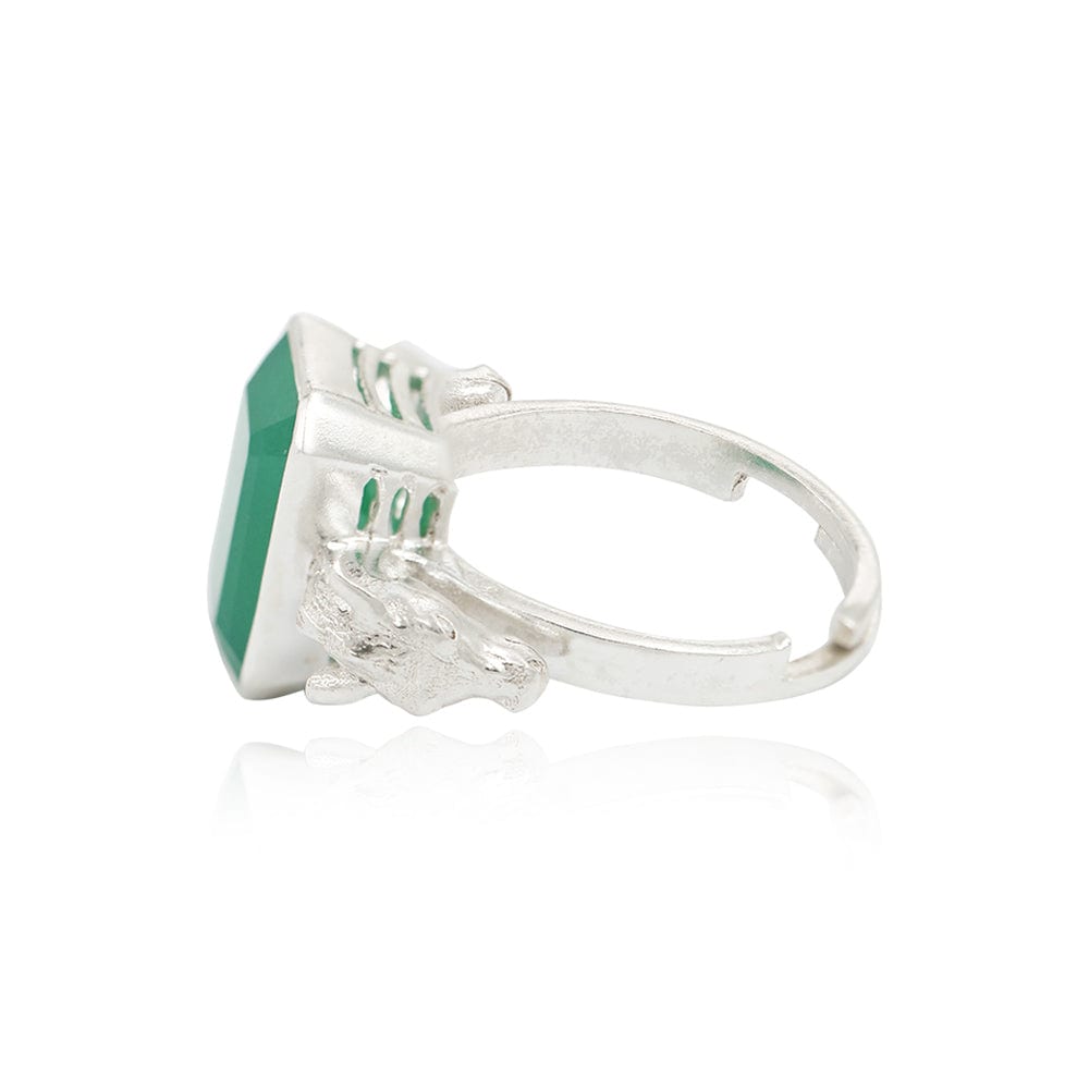 SITAYAN Silver Ashwamedh Ring