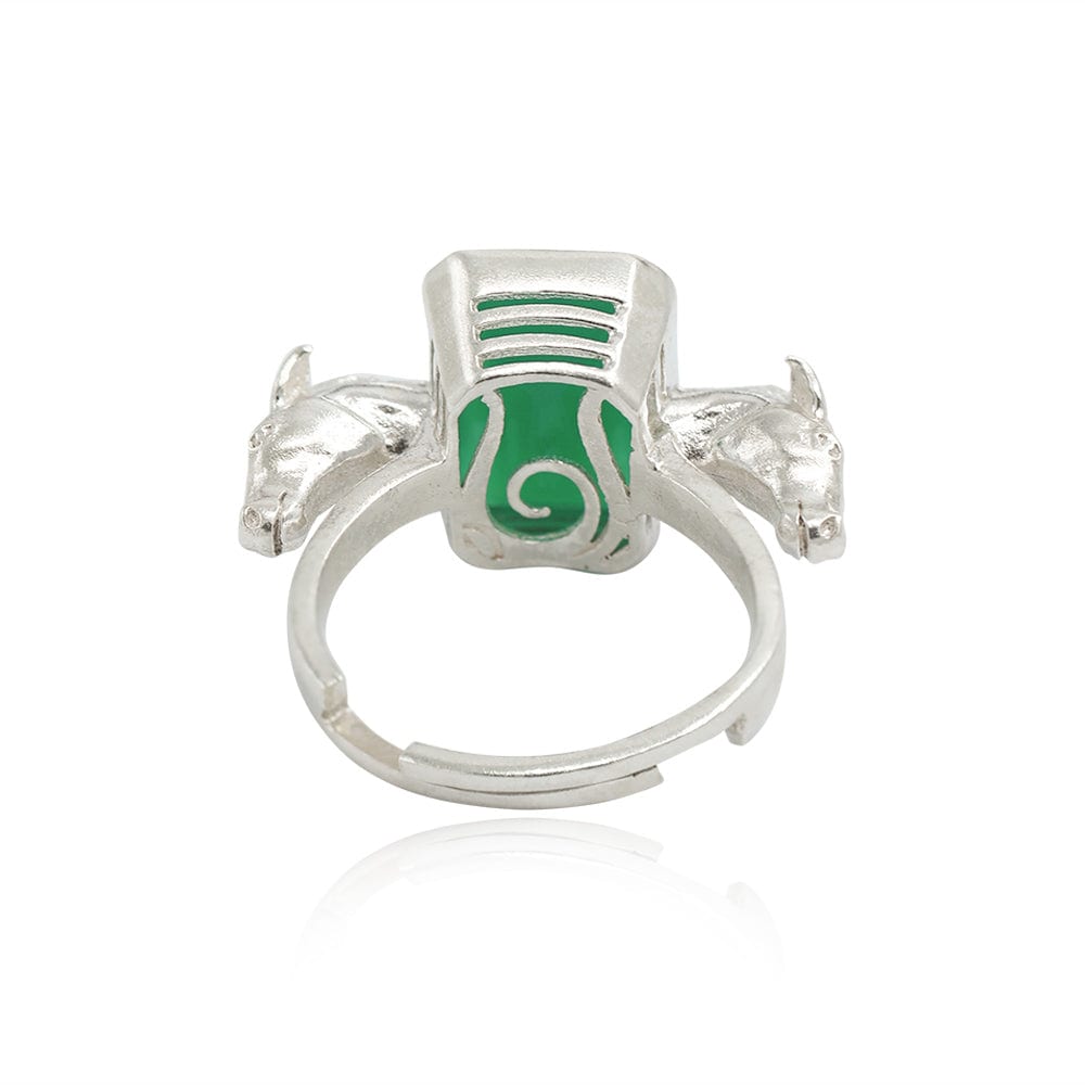 SITAYAN Silver Ashwamedh Ring