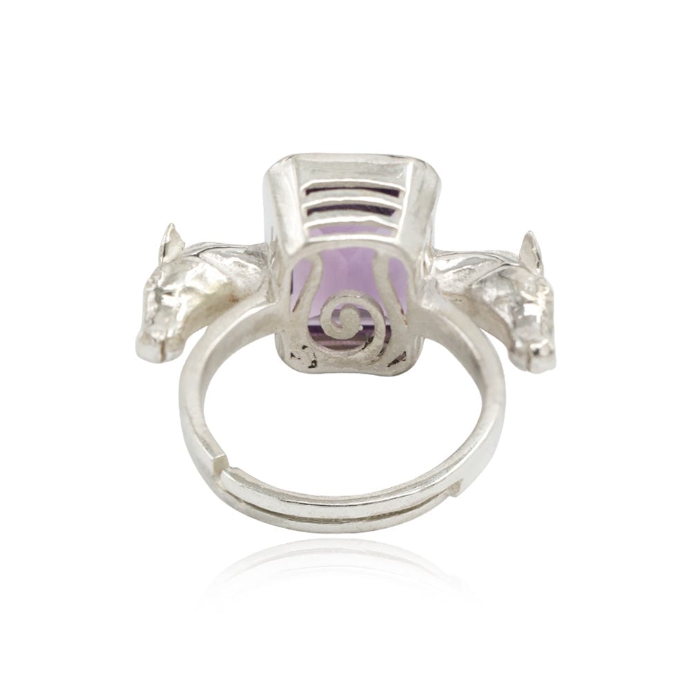 SITAYAN Ashwamedh Amethyst Ring