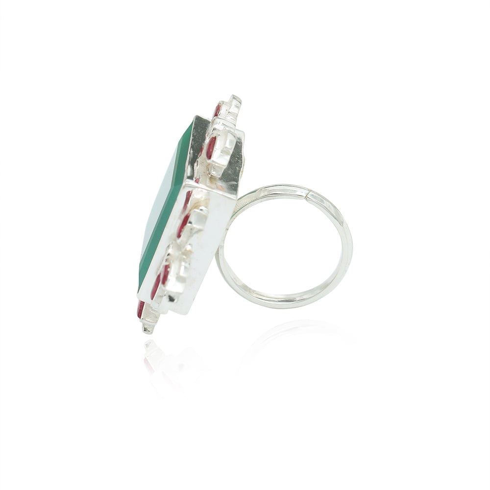 SITAYAN Green Statement Ring