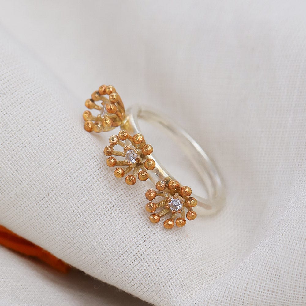 SITAYAN Silver Sanjeevani Ring