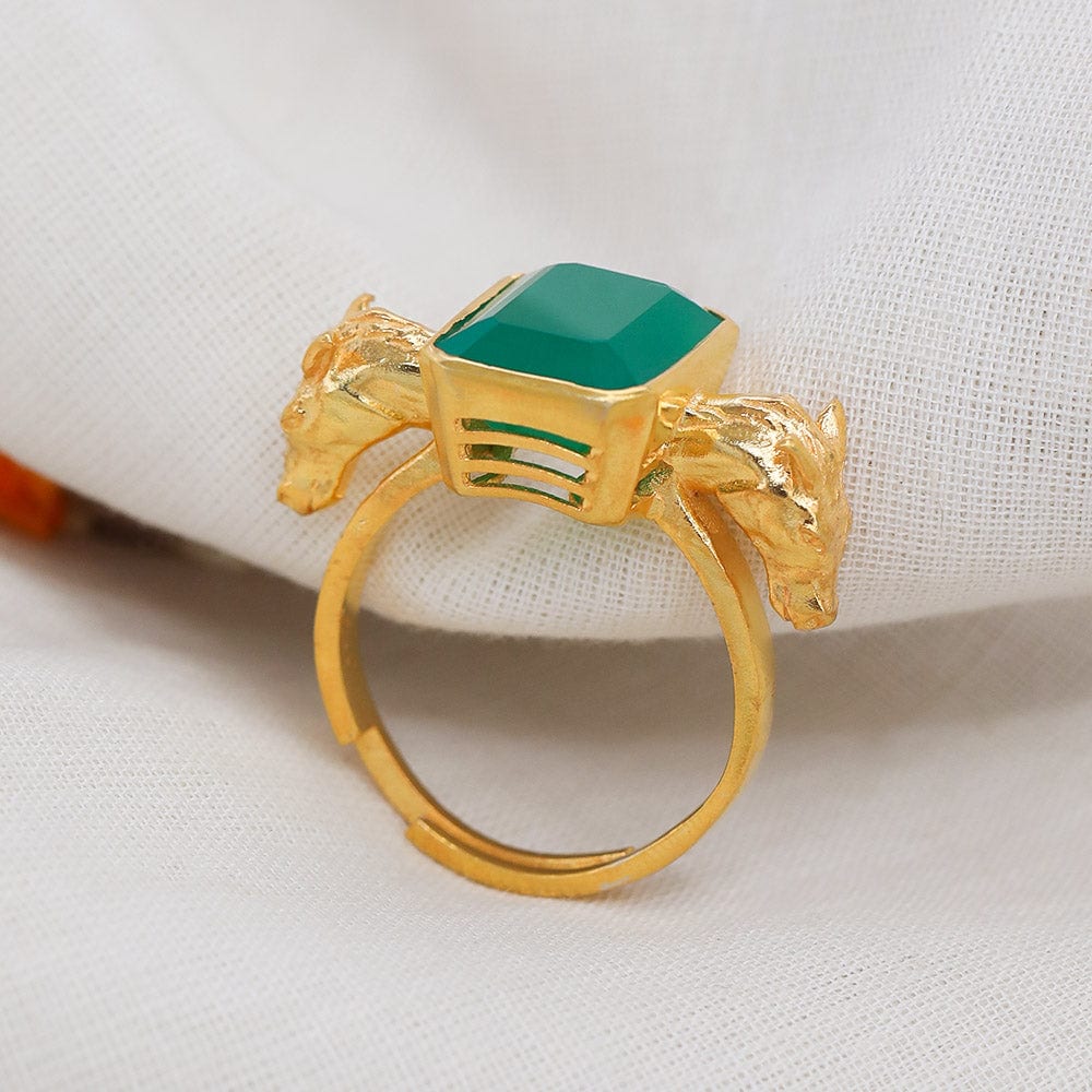 SITAYAN Silver Ashwamedh Ring