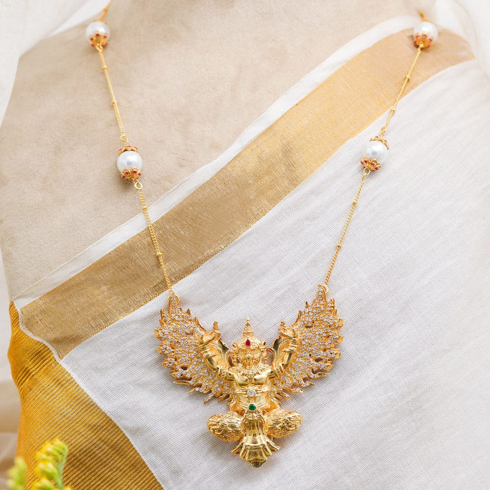 Silver 92.5 Jatayu Necklace