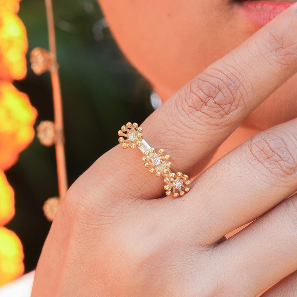 SITAYAN Silver Sanjeevani Ring