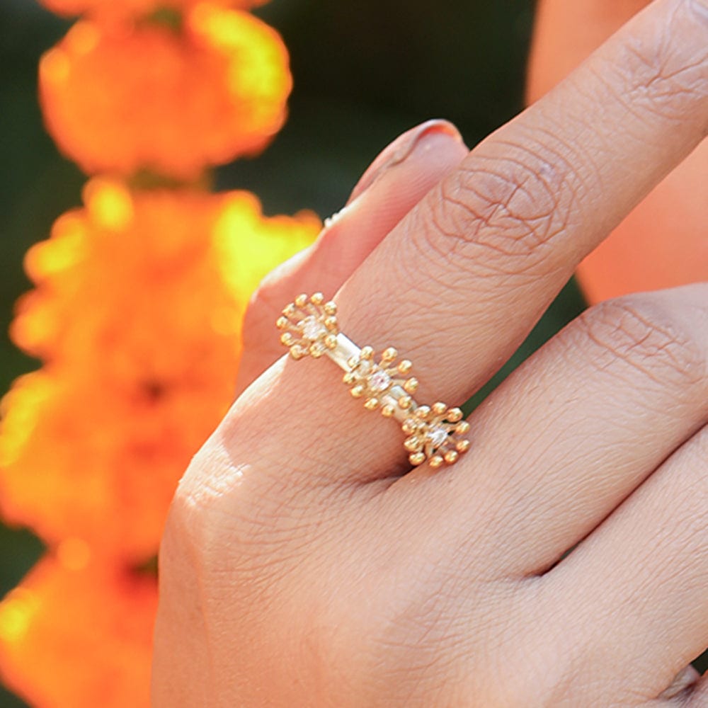 SITAYAN Silver Sanjeevani Ring