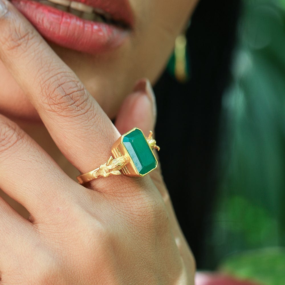 SITAYAN Silver Ashwamedh Ring