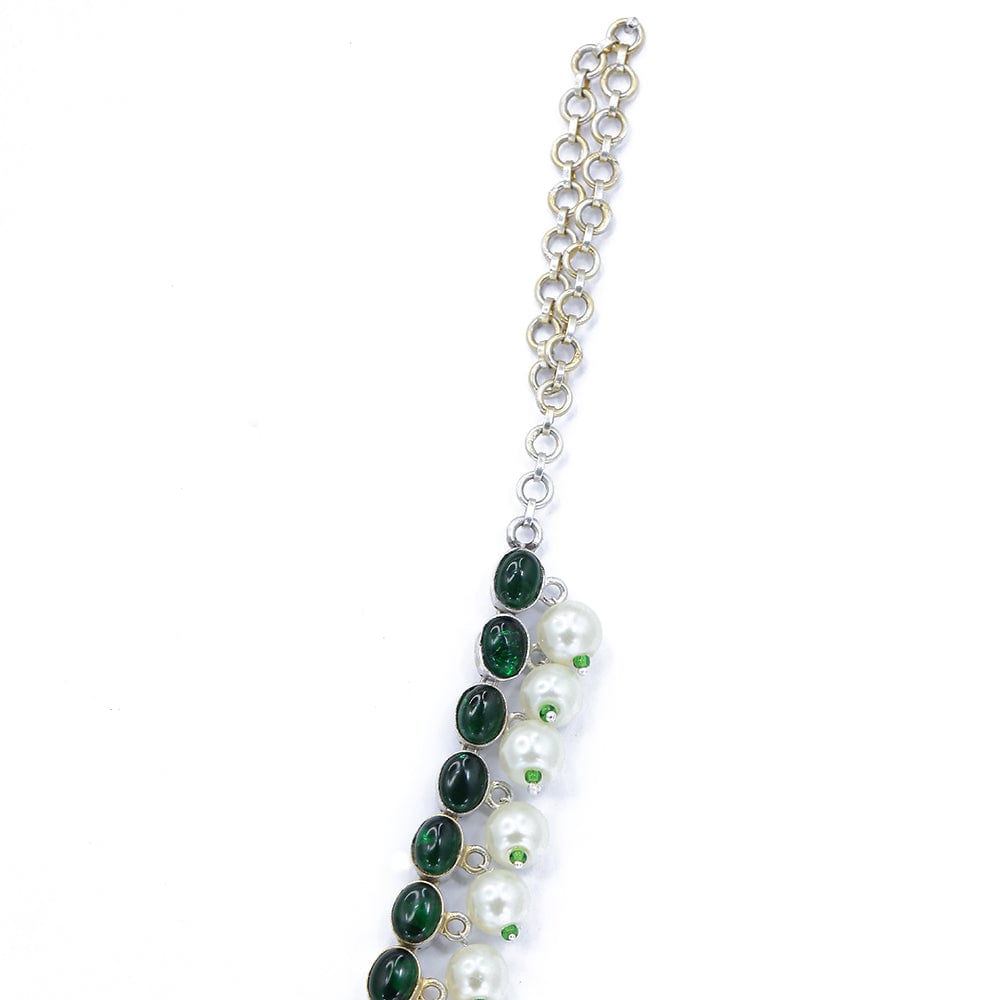 Gold Plated Green Spinel Necklace Necklaces - By Unniyarcha - Original Manufacturers of Silver Jewelry, Gold Plated Jewellery, Fashion Jewellery and Personalized Soul Bands and Personalized Jewelry