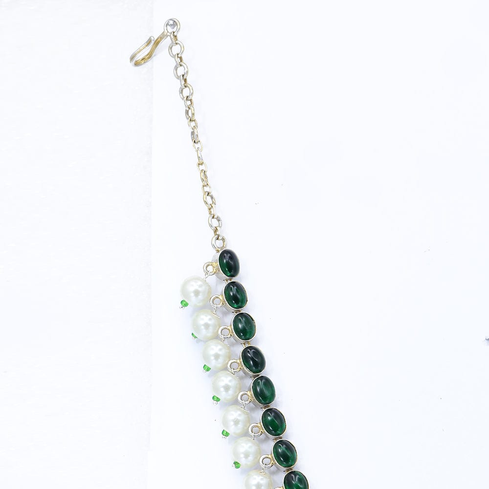 Gold Plated Green Spinel Necklace Necklaces - By Unniyarcha - Original Manufacturers of Silver Jewelry, Gold Plated Jewellery, Fashion Jewellery and Personalized Soul Bands and Personalized Jewelry