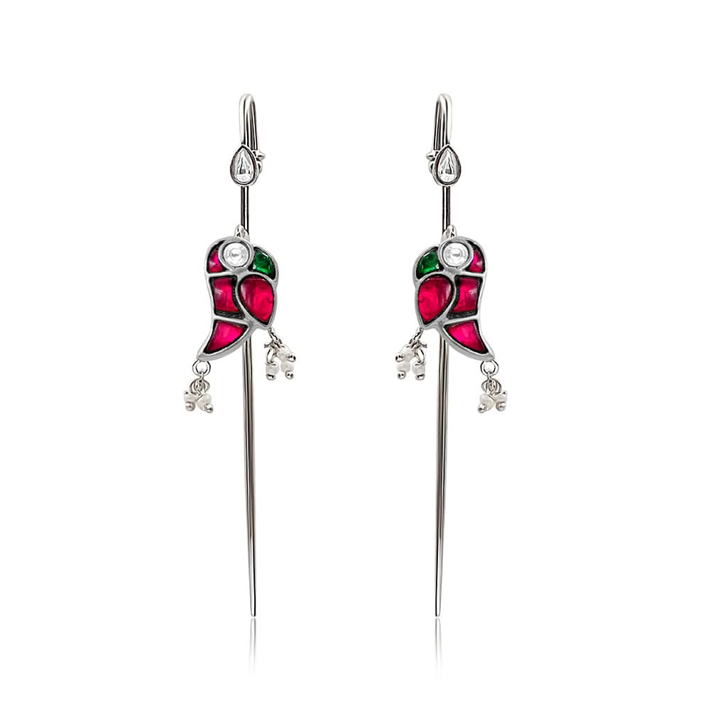 Mithu Silver Needle Earcuff