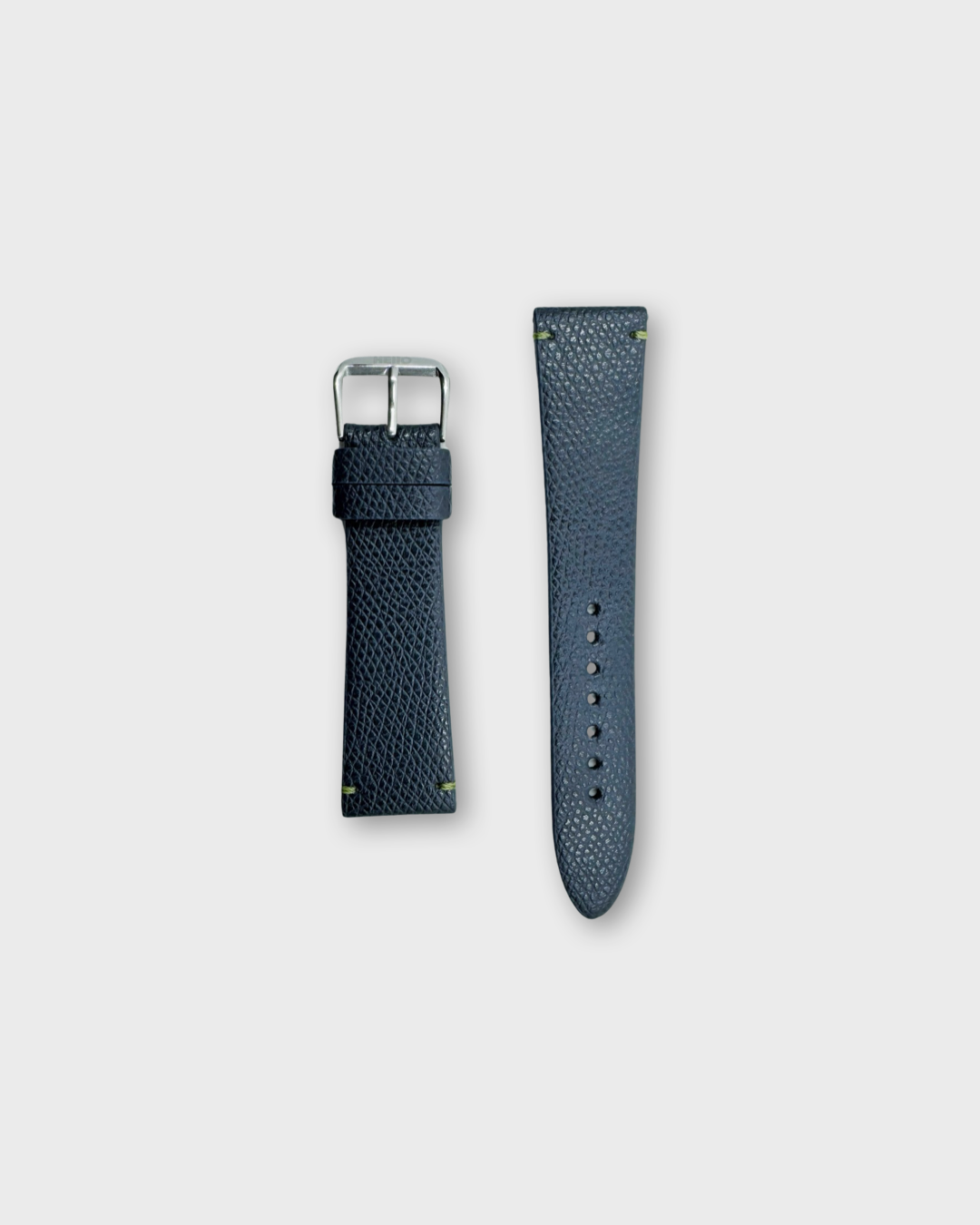 MIDNIGHT NAVY IN OLIVE  Blue Color Strap for watches in leather