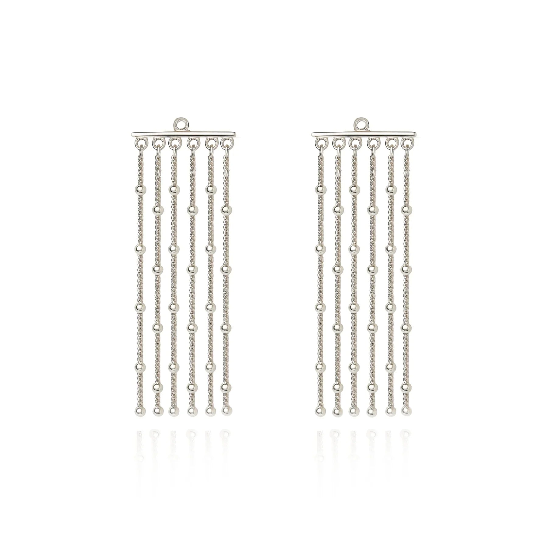 Pure 925 Silver Pearl & Dazzle Earrings