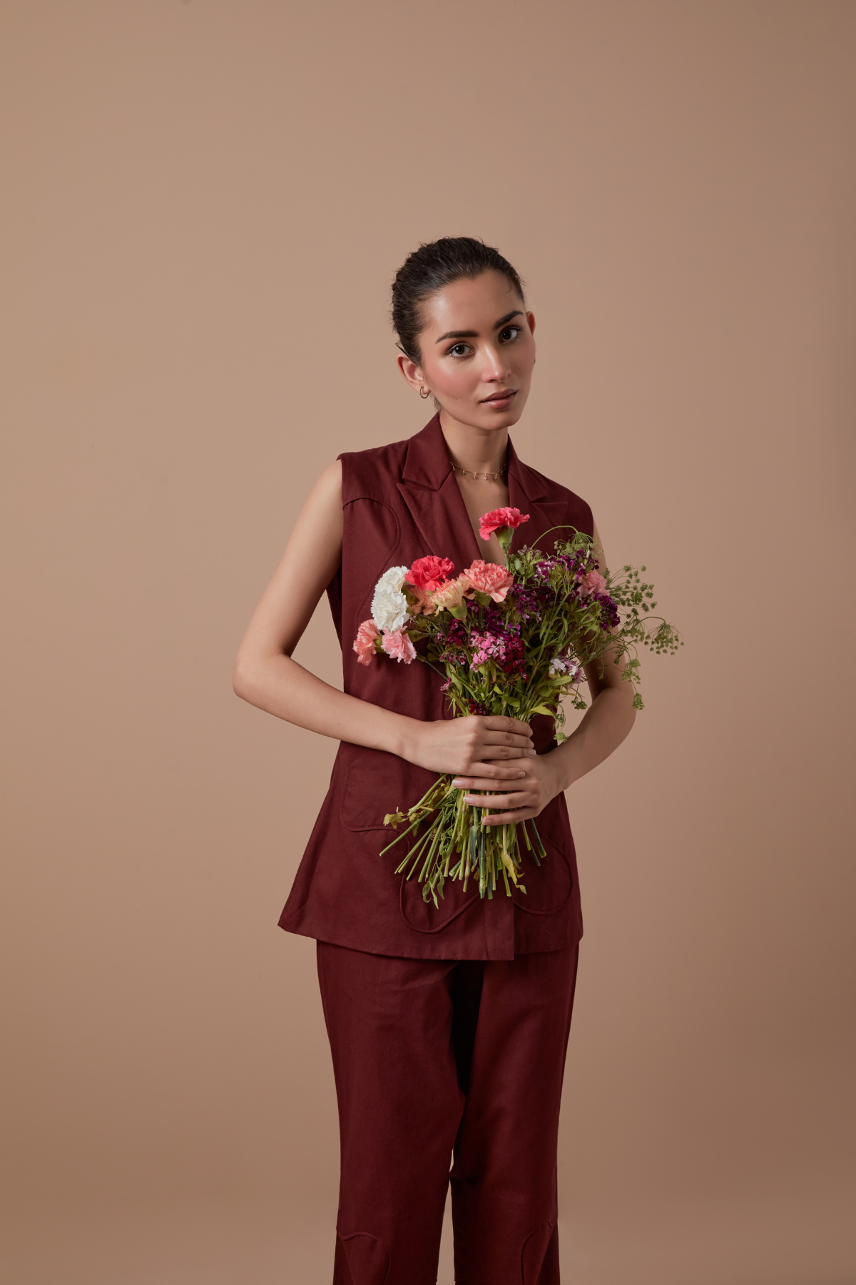 Merlot Half Blazer