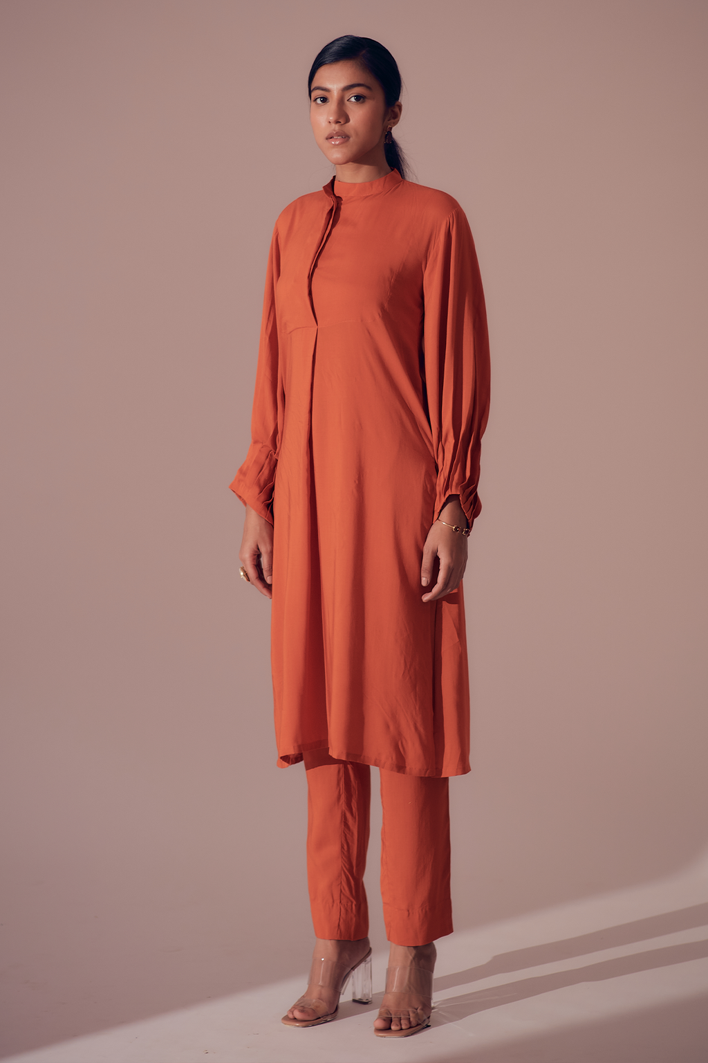 Napa Long shirt - Sunset Orange