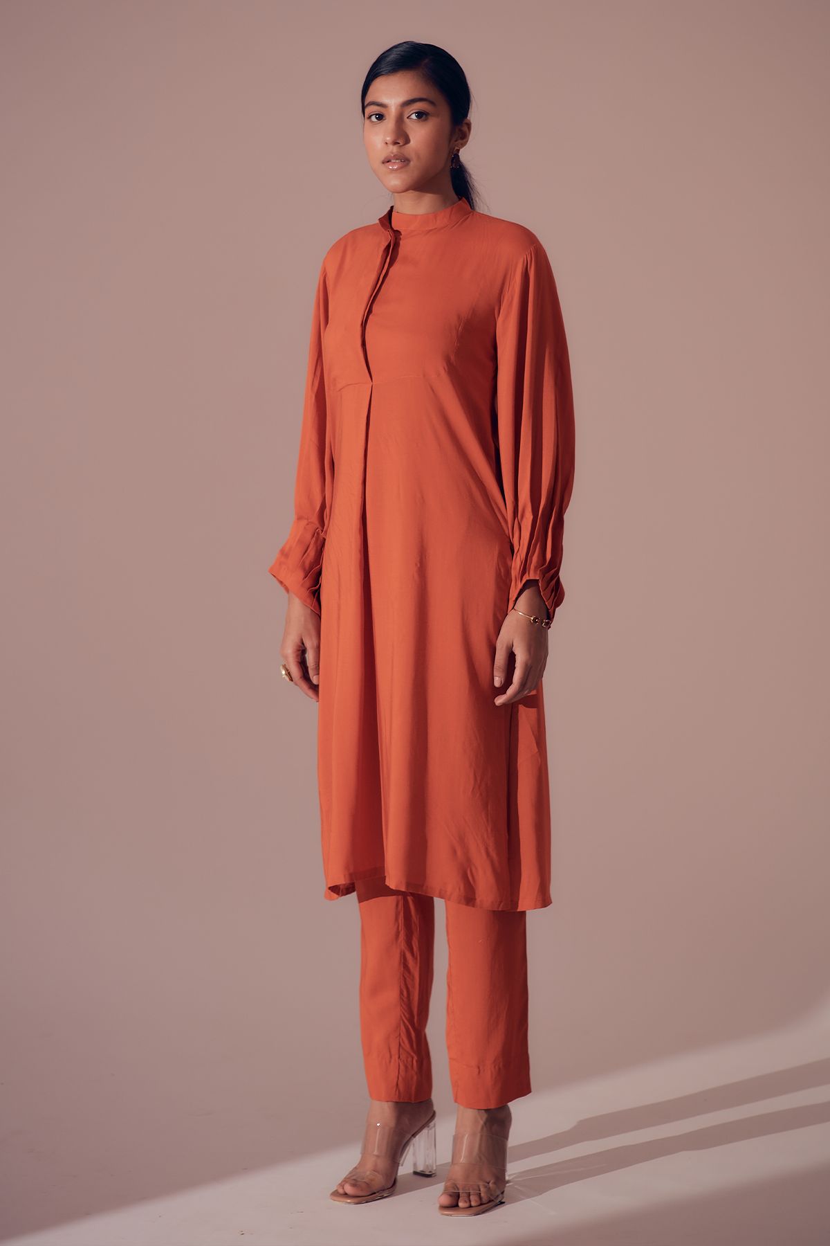 Napa Long shirt - Sunset Orange