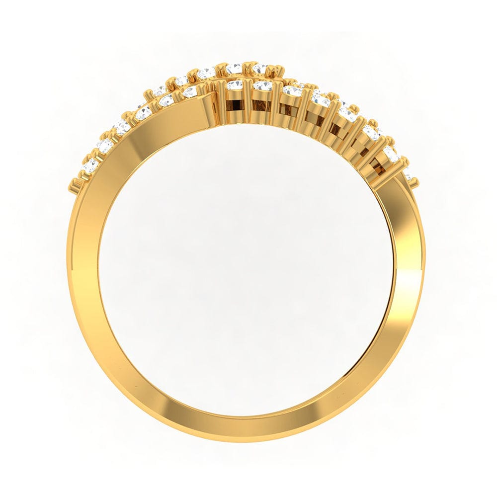 92.5 silver zircon mystic flow ring