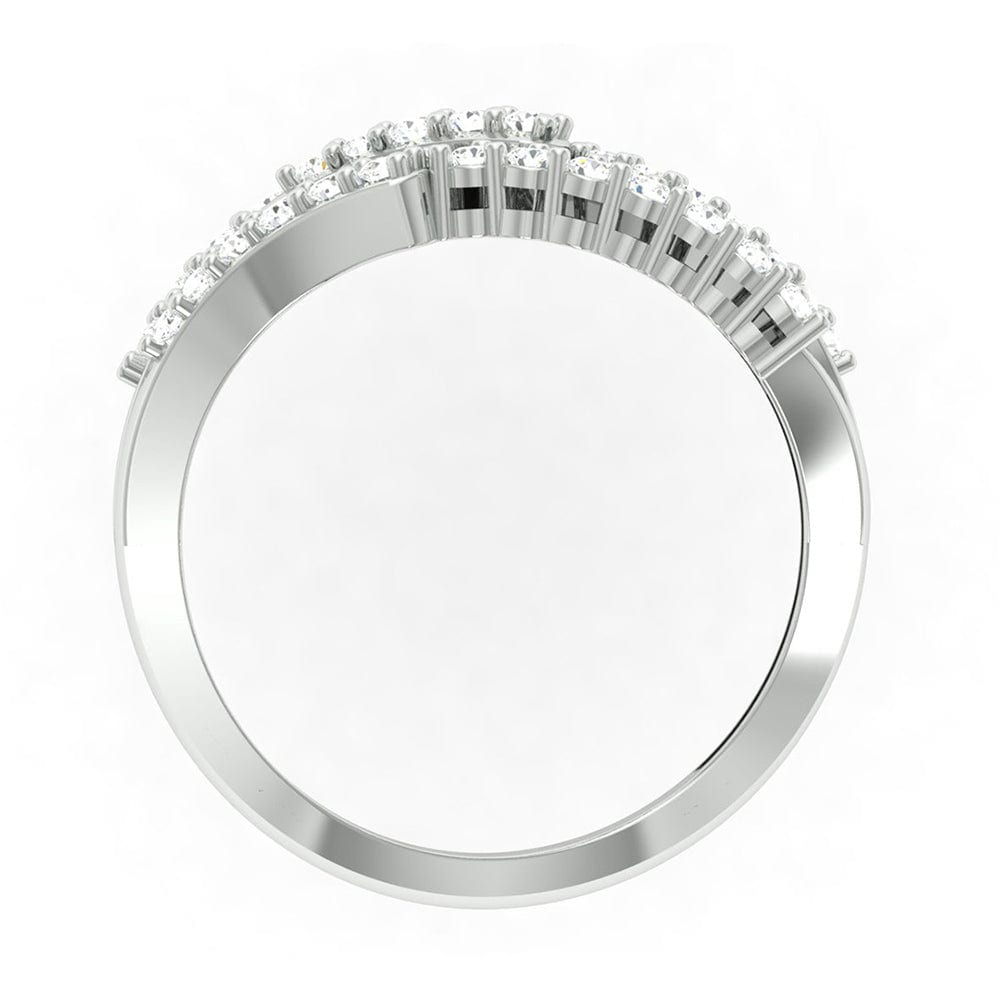 92.5 silver zircon mystic flow ring