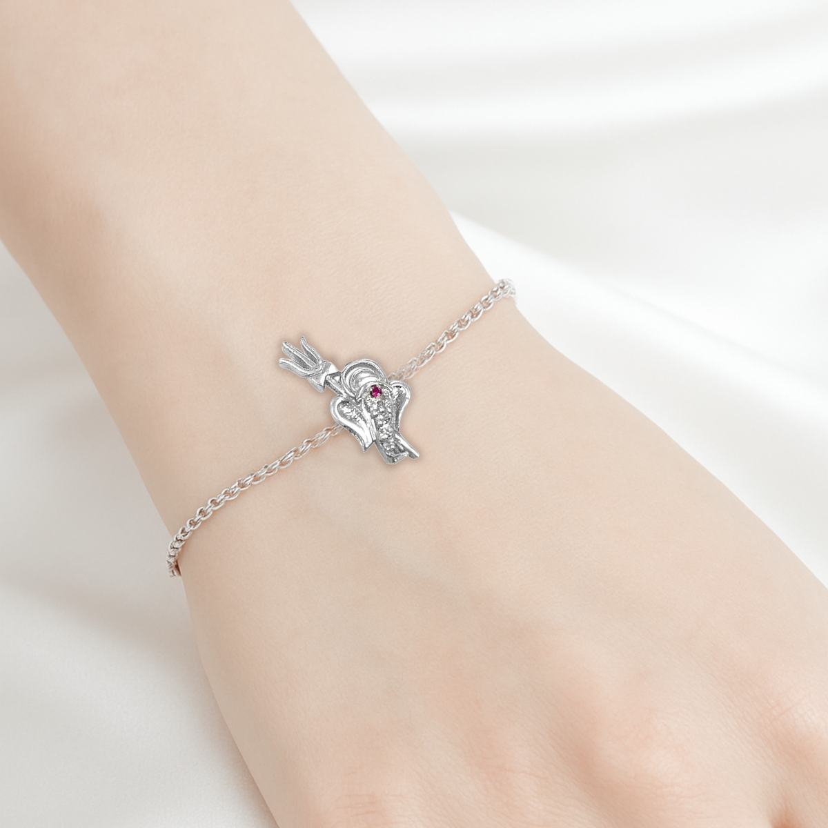 Ganpati Elegance 925 Silver Bracelet