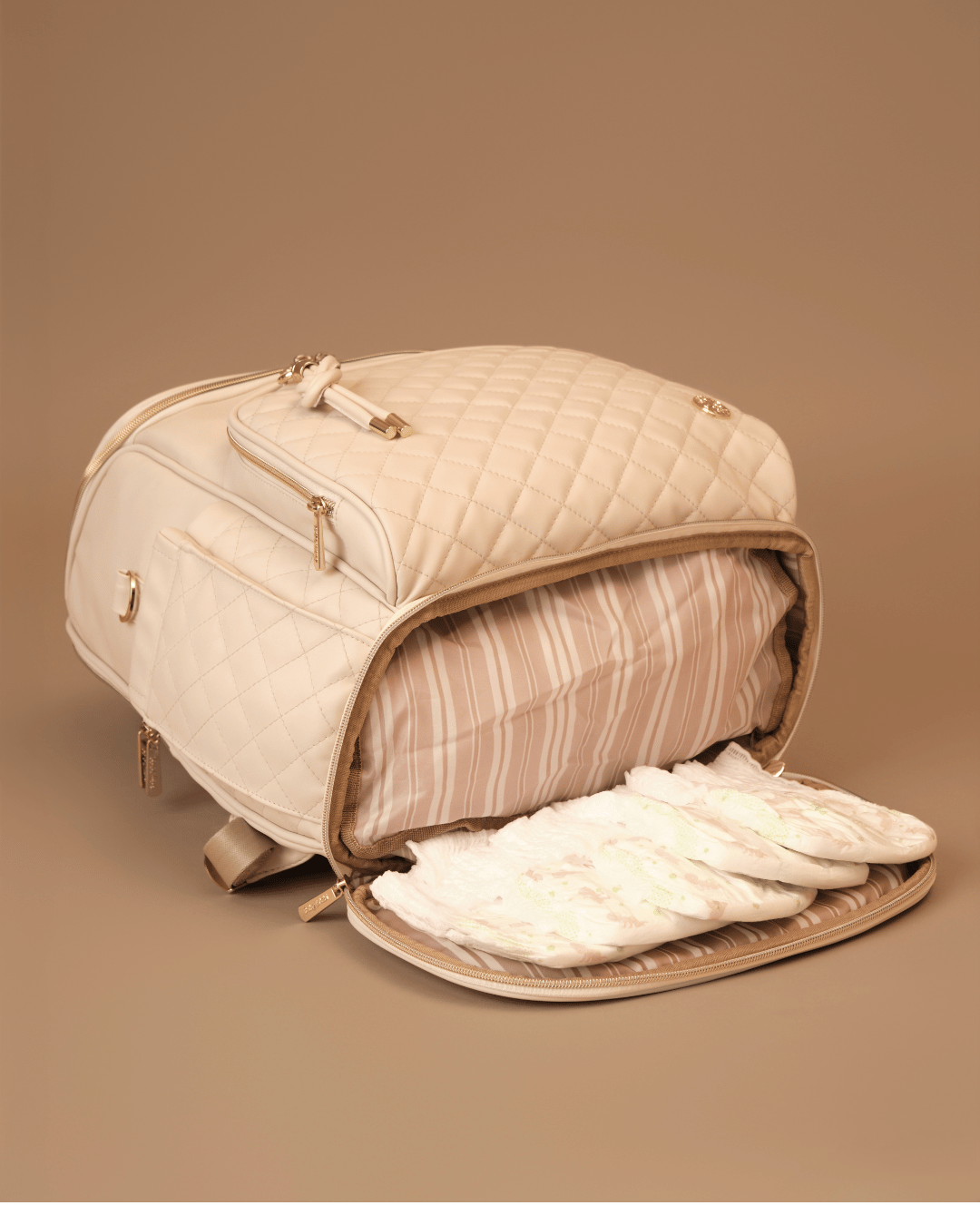 The Super Trooper Diaper Bag -Ecru