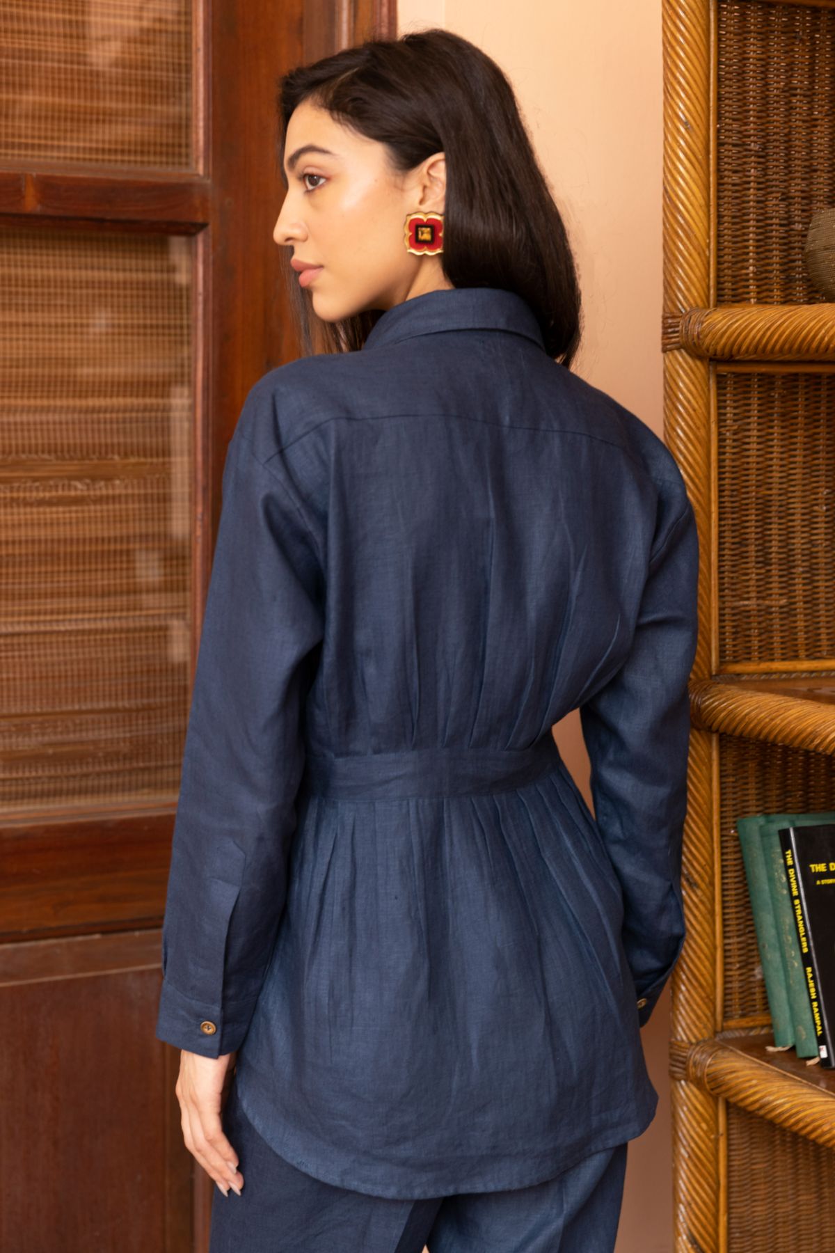 100% Hemp Shirt - Navy