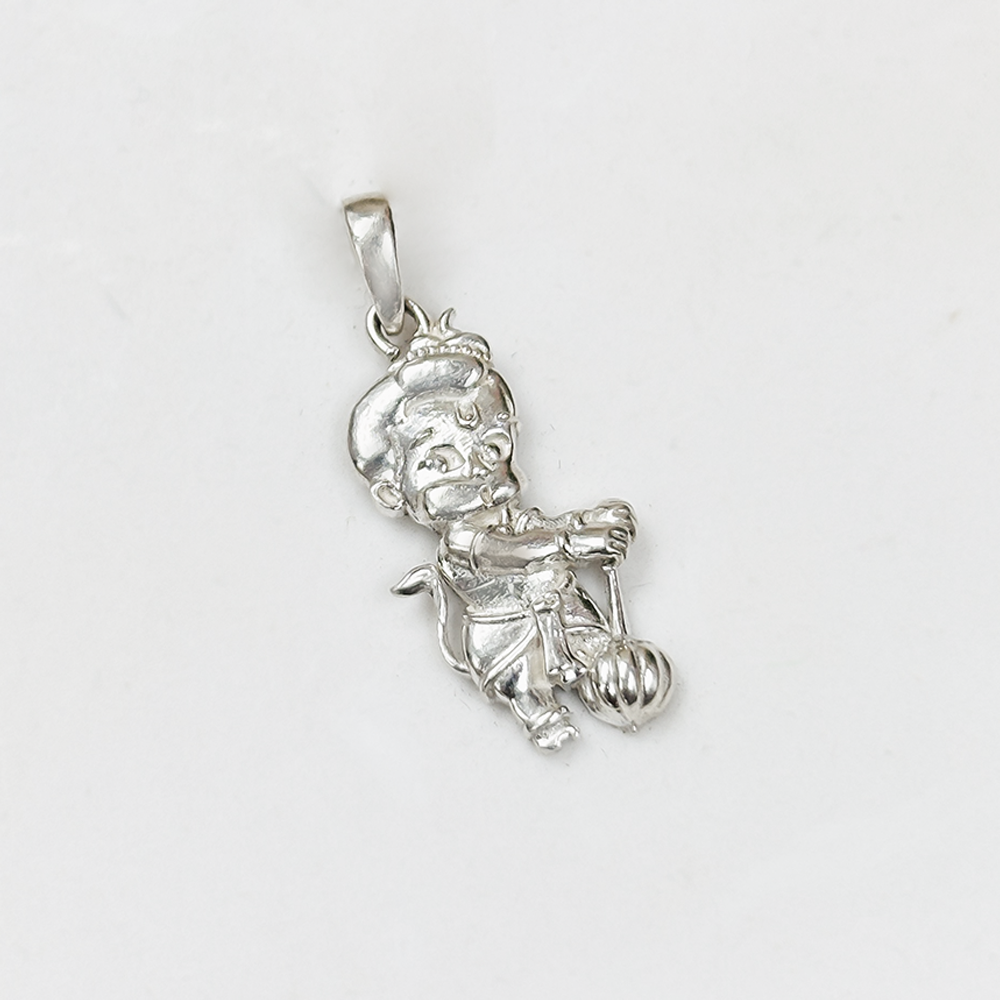 92.5 silver bal hanuman pendant