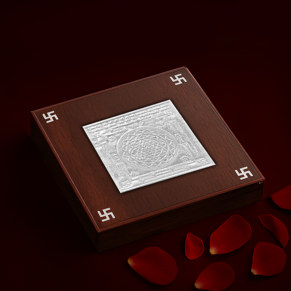 92.5 Silver Goddess Lakshmi Shree Yantra