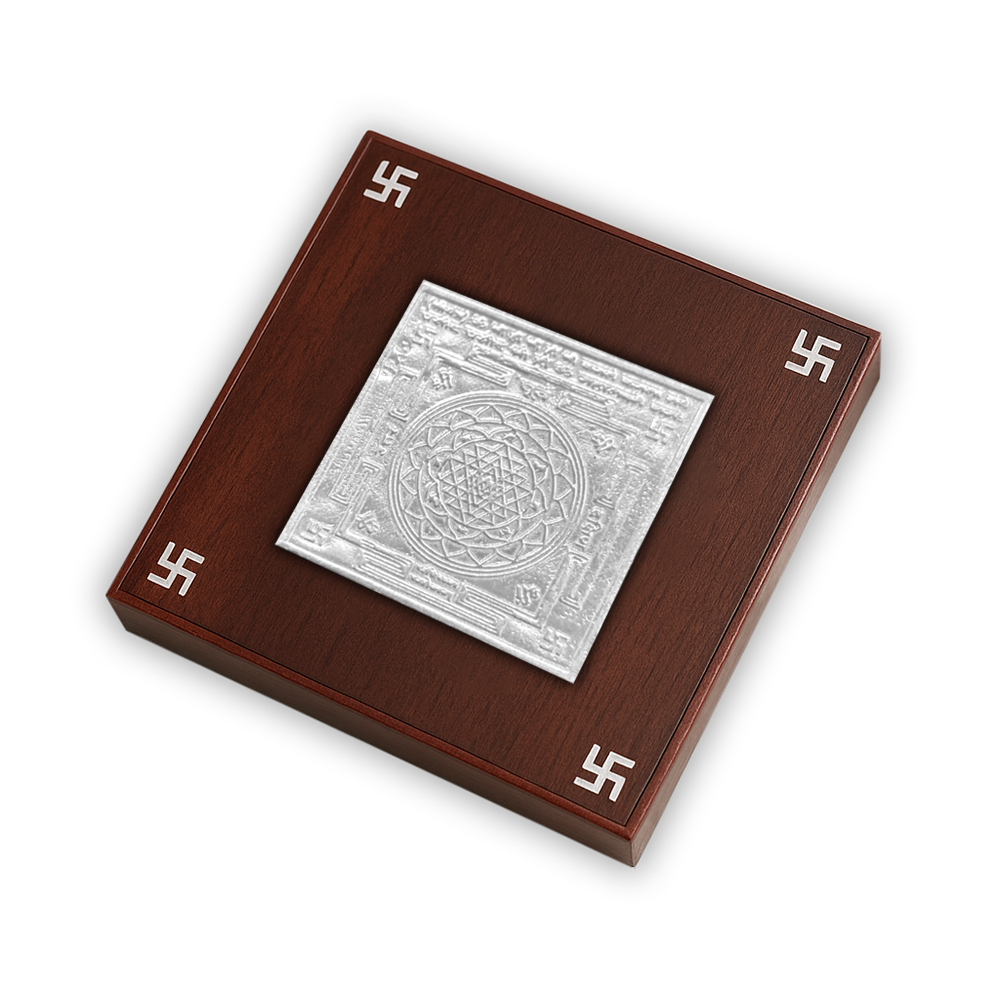92.5 Silver Goddess Lakshmi Shree Yantra