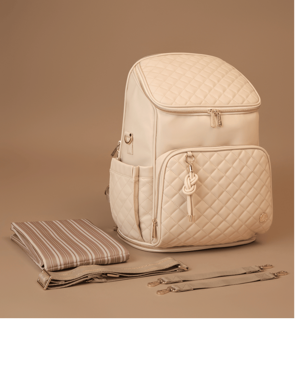 The Super Trooper Diaper Bag -Ecru