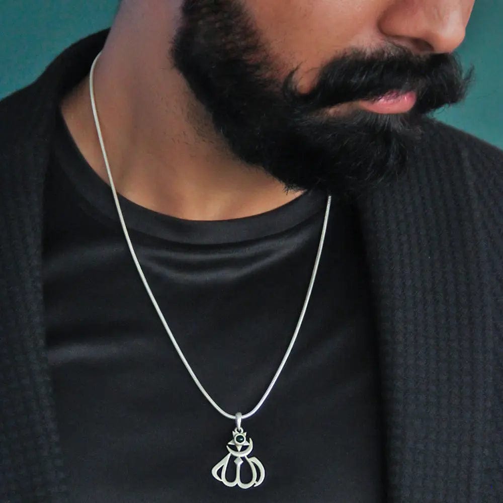92.5 Men's silver pendant