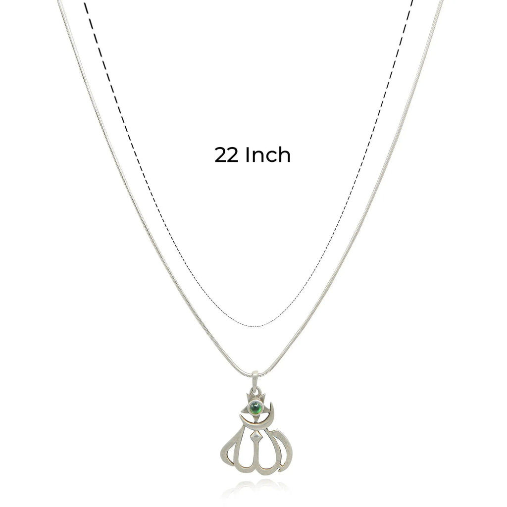 92.5 Men's silver pendant