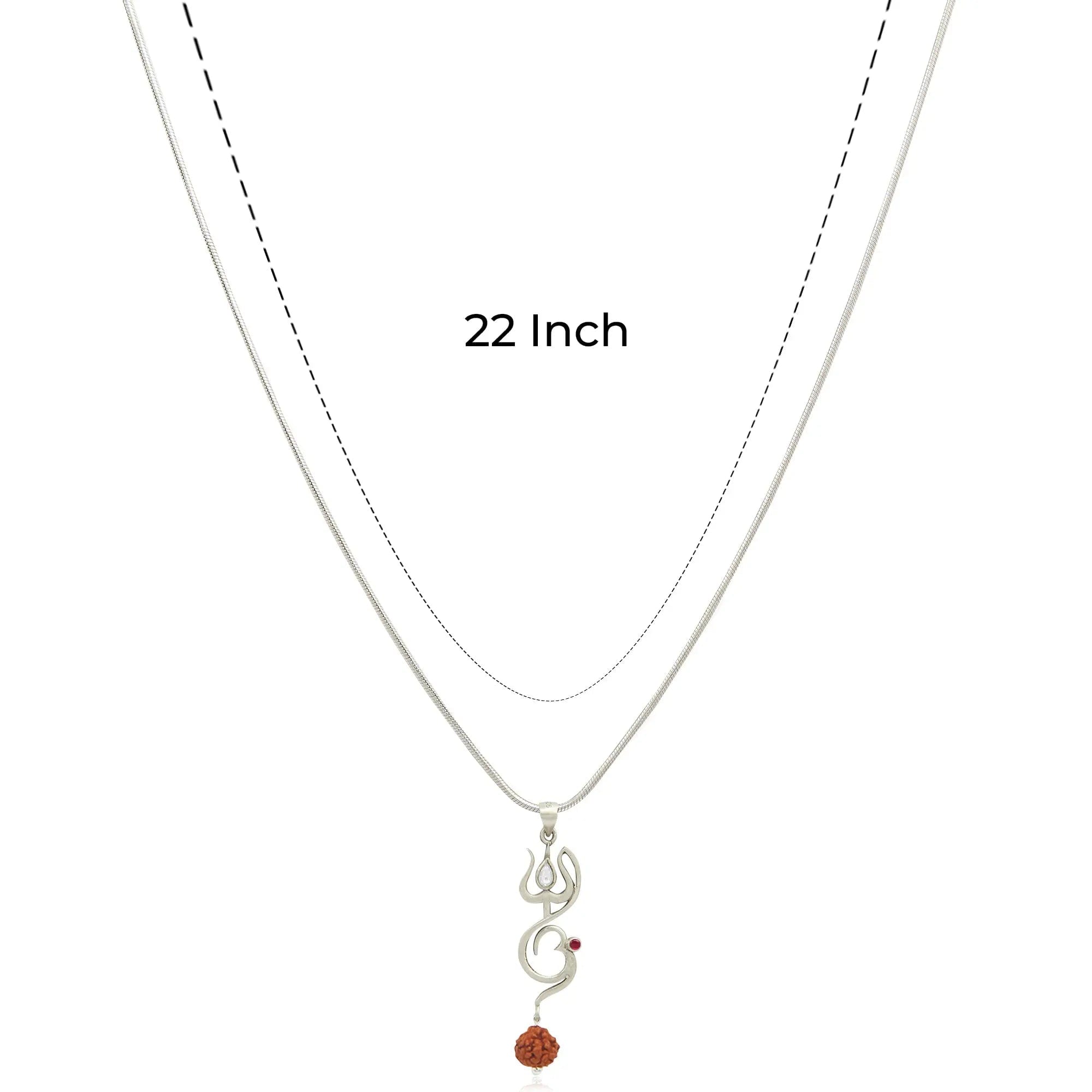92.5 Om Men's silver Pendant