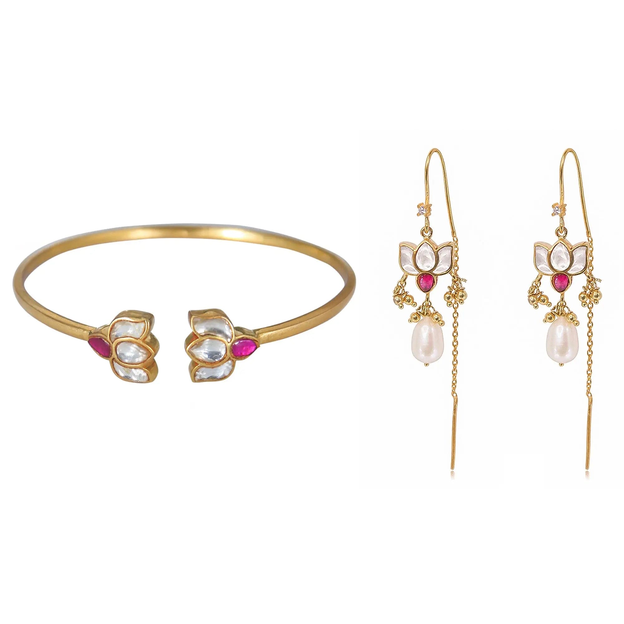 92.5 SILVER WHITE LOTUS SET