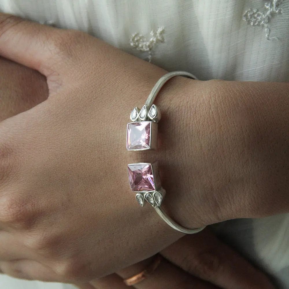 92.5 Silver Gulabo Cuff