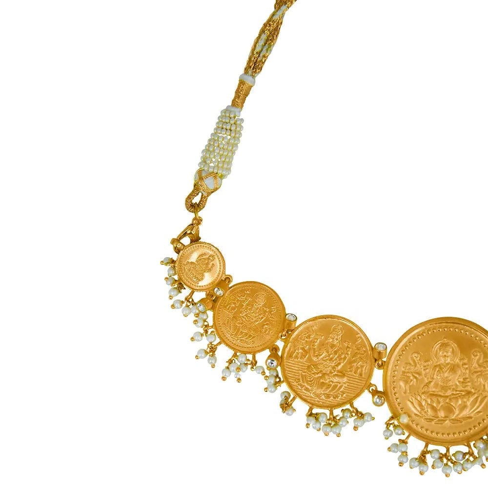 92.5 Silver Lakshmi Choker