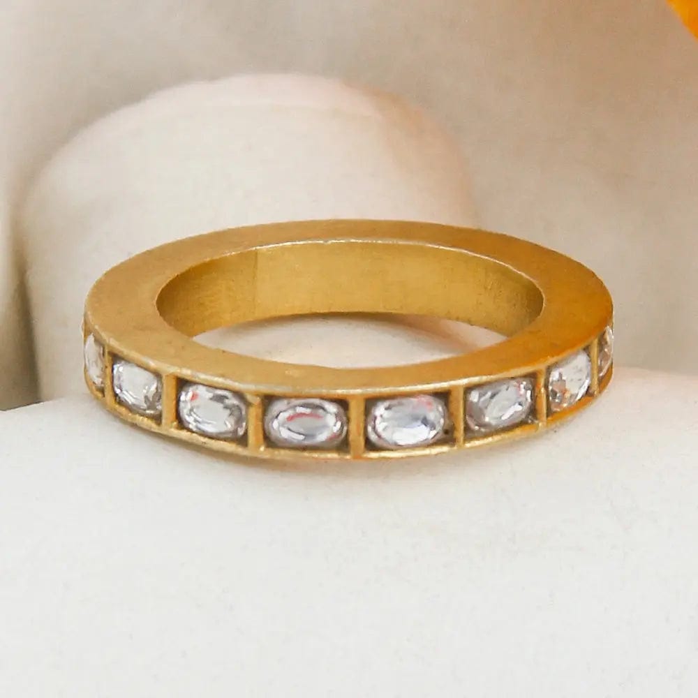 92.5 Silver white polki ring