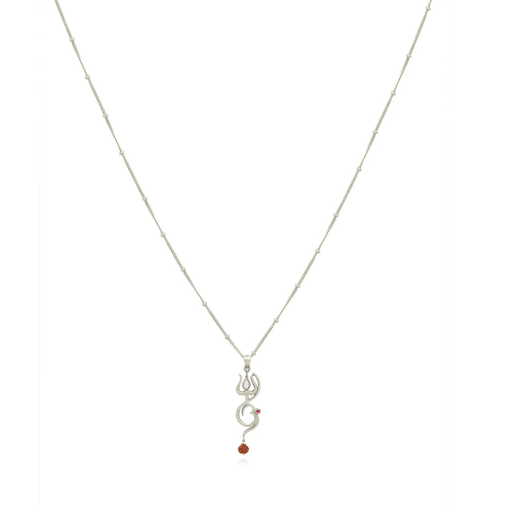 92.5 silver Women's Om pendant