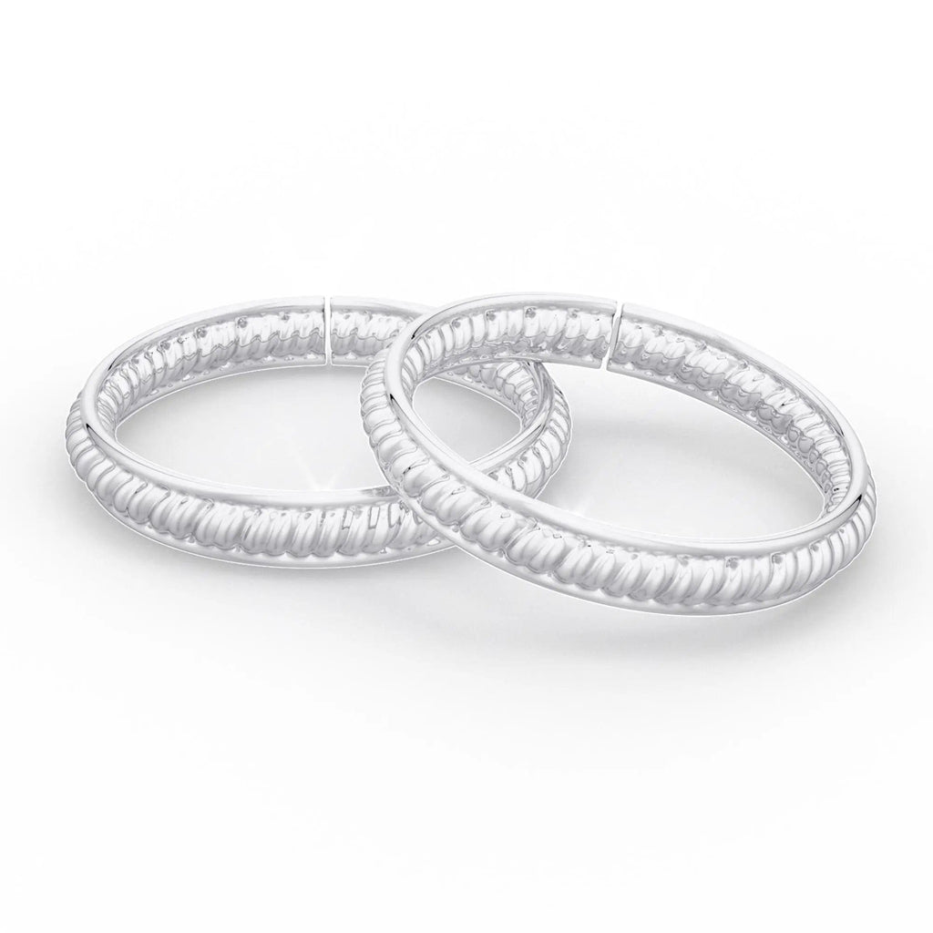 92.5 Sterling Silver Twisted Wire Toe Ring