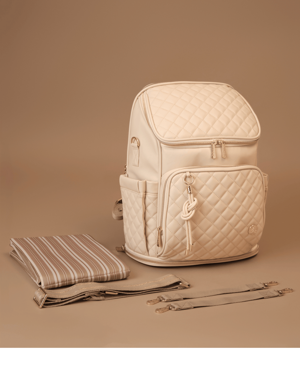 The Super Trooper Diaper Bag -Ecru