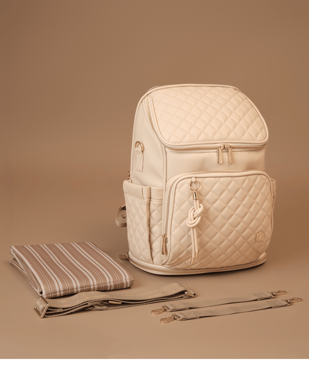 The Super Trooper Diaper Bag -Ecru