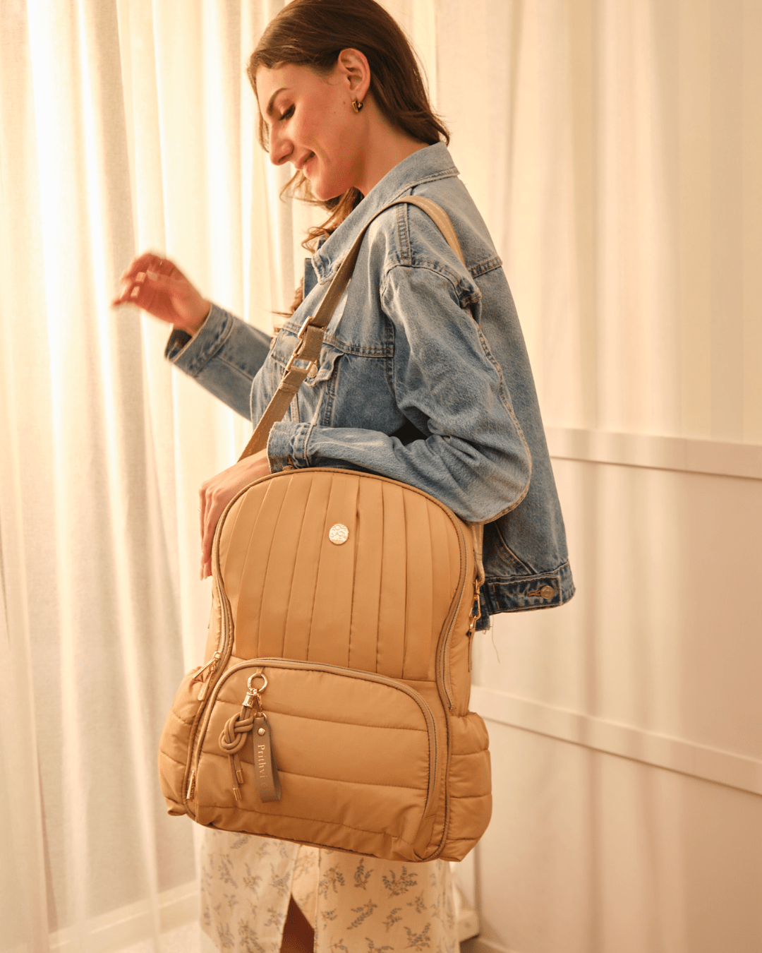 The Coast Diaper Bag - Caramel