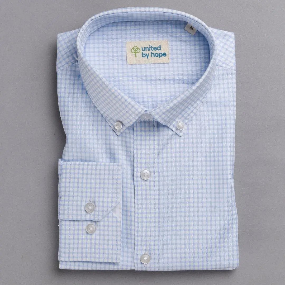 Air Blue Checks ShirtUnited By Hope