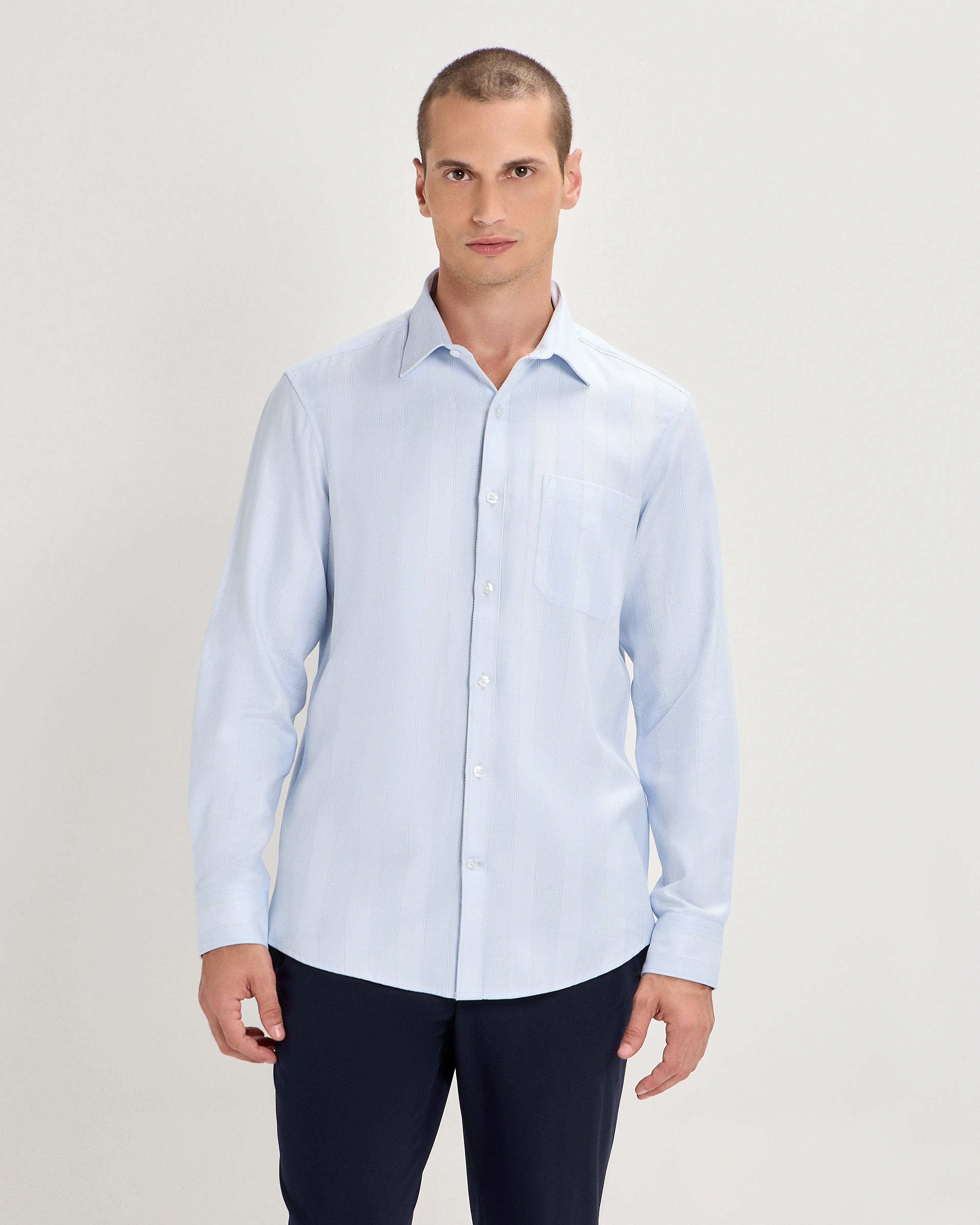 Angel Blue Striped ShirtUnited By Hope