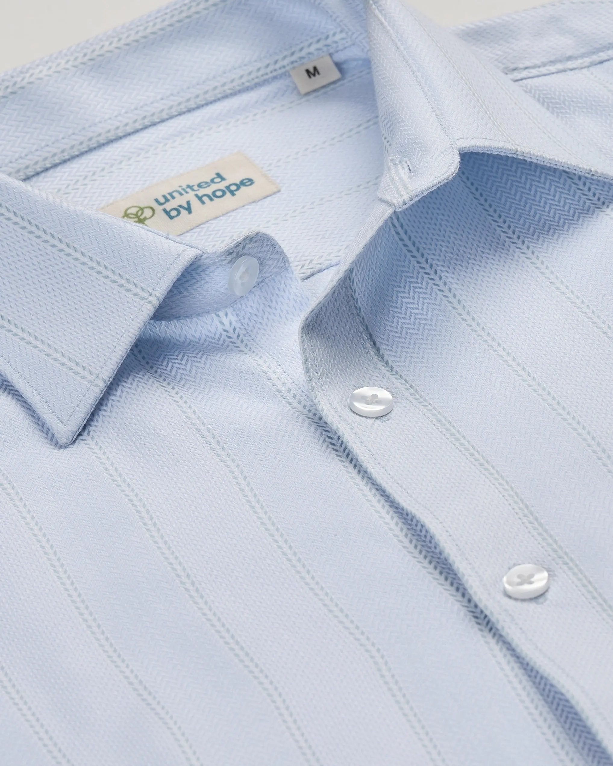 Angel Blue Striped ShirtUnited By Hope