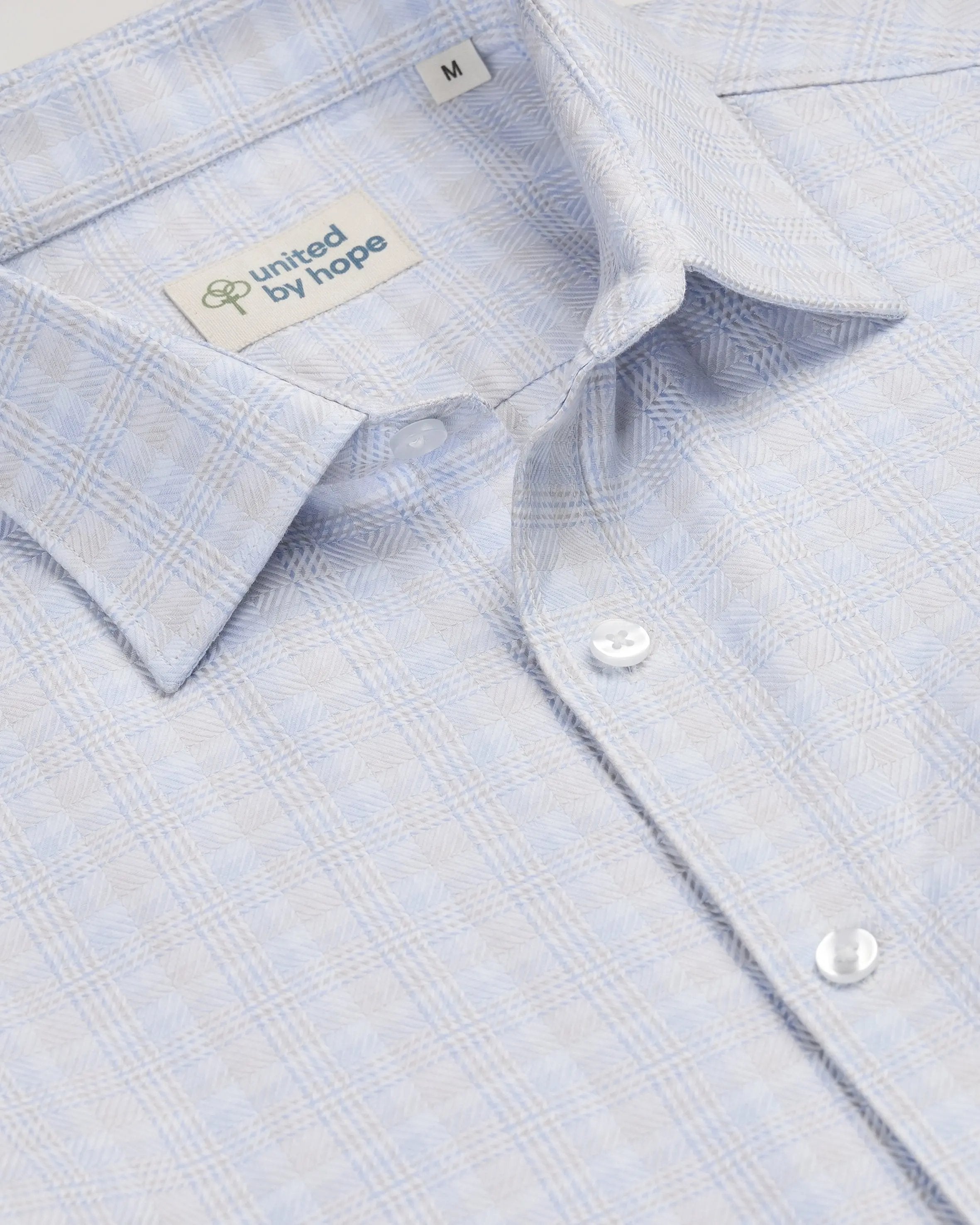 Ballad Blue Checks ShirtUnited By Hope
