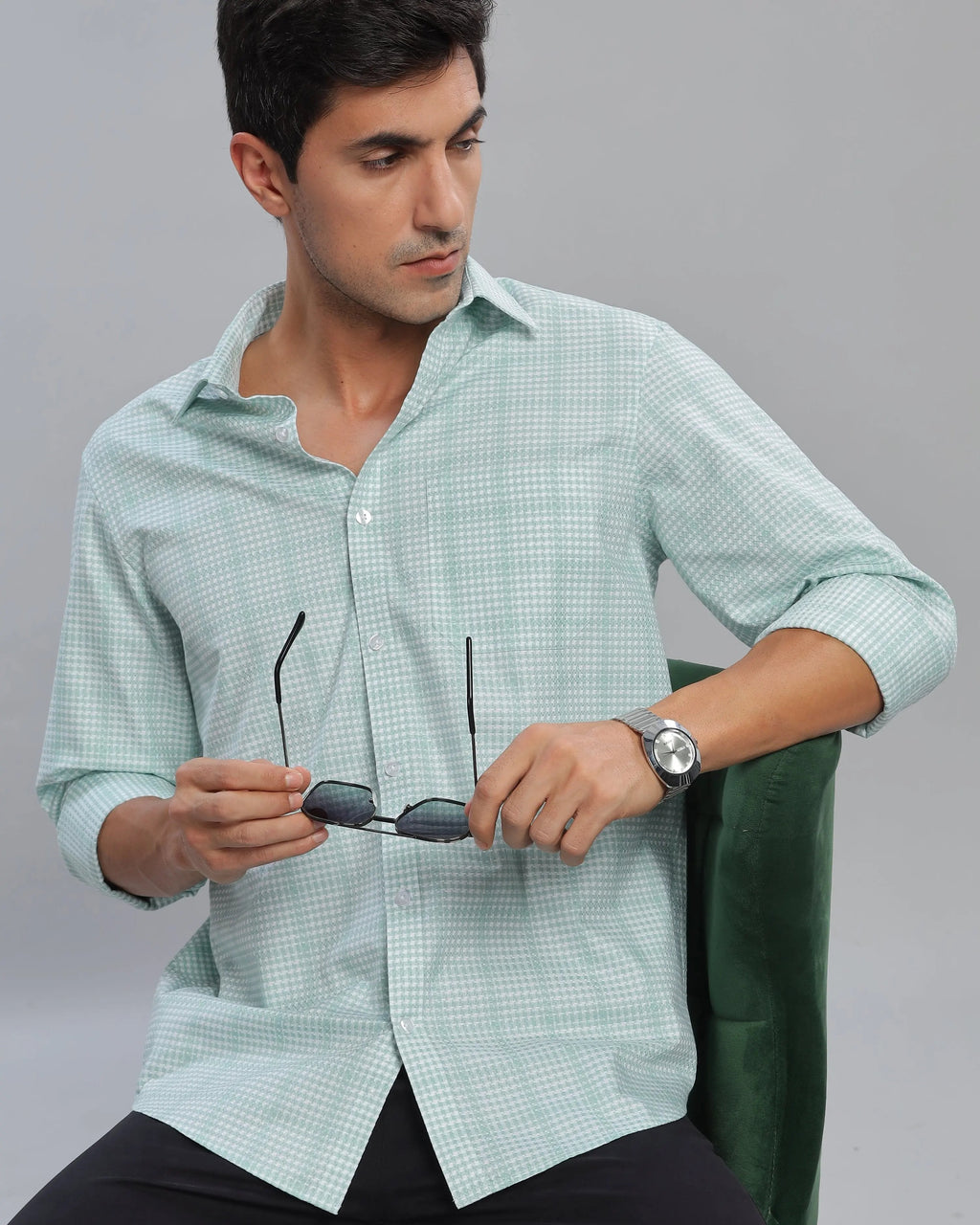 Beach Glass Checked ShirtUnited By Hope