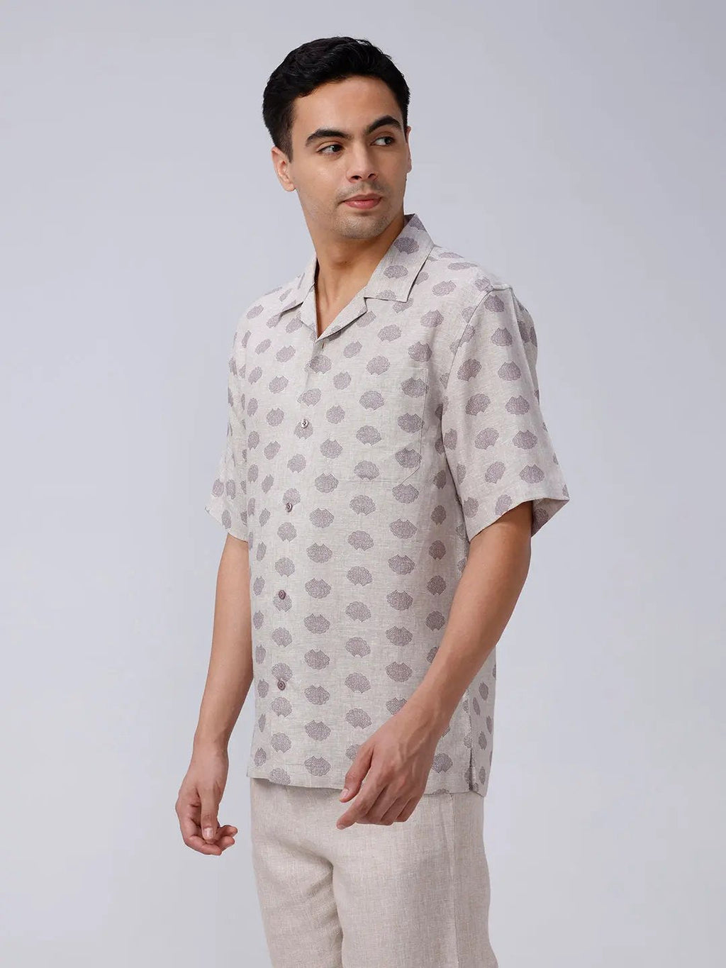 Beige Digi Print ShirtUnited By Hope