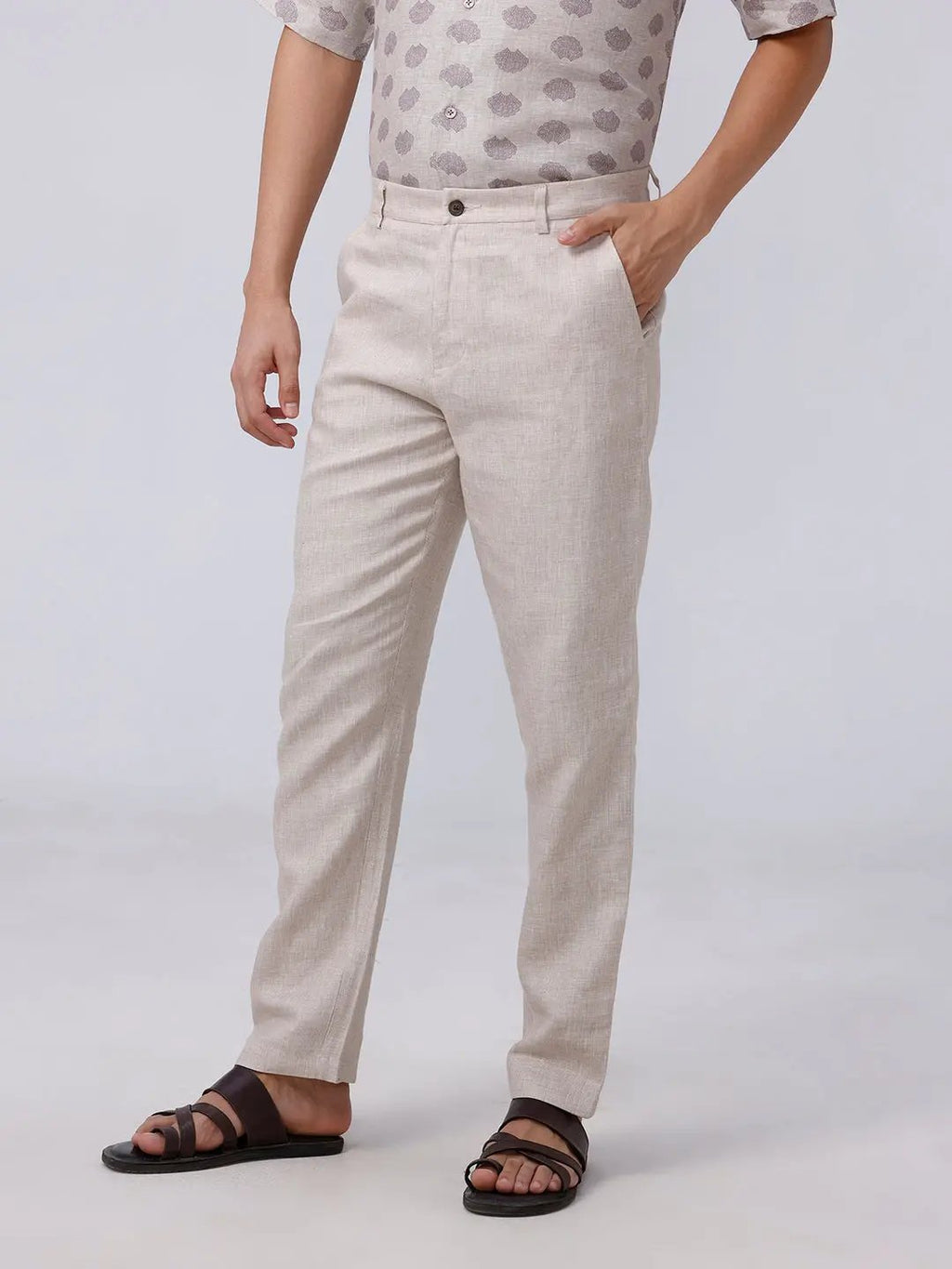 Beige Linen TrouserUnited By Hope
