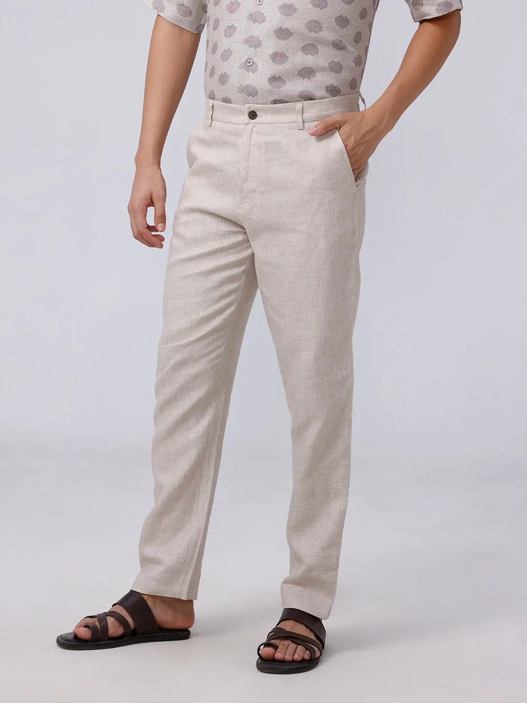 Beige Linen TrouserUnited By Hope